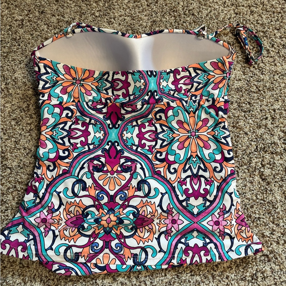 Multicolor Patterned Women's Tankini - image 2